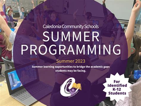 Summer Learning Resources Caledonia Community Schools