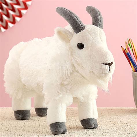 Buysend Wild Republic White Plush Mountain Goat Soft Toy Online Fnp