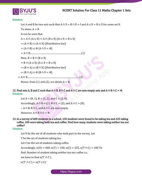 NCERT Solutions For Class 11 Maths Miscellaneous Exercise Chapter 1