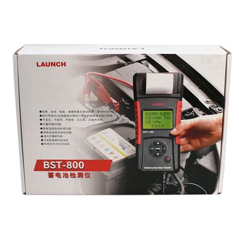 Bst 800 Intelligent Battery Tester12v And 24v Car Battery Tester With Printer Can Directly Test