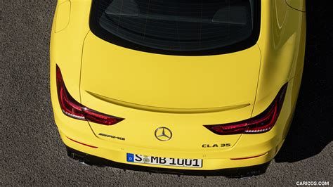 2020 Mercedes Amg Cla 35 4matic Color Sun Yellow Detail Caricos