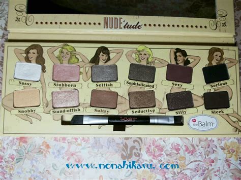 Review The Balm Nude Tude Eyeshadow Palette Beauty Travelling
