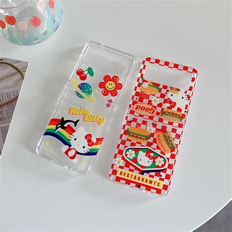 Sanrio Hello Kitty Phone Case Samsung Z Flip | Samsung Galaxy Zflip3 5g