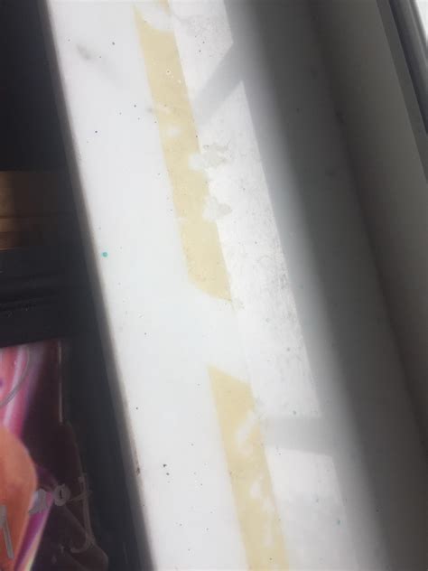 Residue From Double Sided Tape On Windowsill How Can I Get Rid Of This