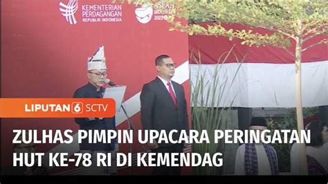 VIDEO Zulhas Jadi Inspektur Upacara Peringatan HUT Ke 78 RI Di