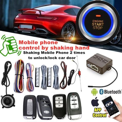 Autolife E IOS Android Phone Control 12V Universal Car Push Start