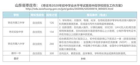 科技特长生招生政策之山东省枣庄市 新东方网