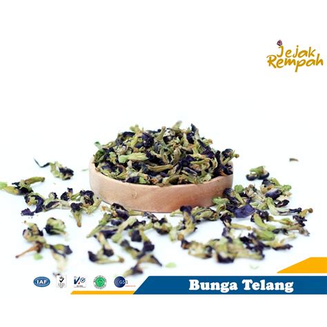 Jual Bunga Telang Gr Teh Telang Kering Shopee Indonesia