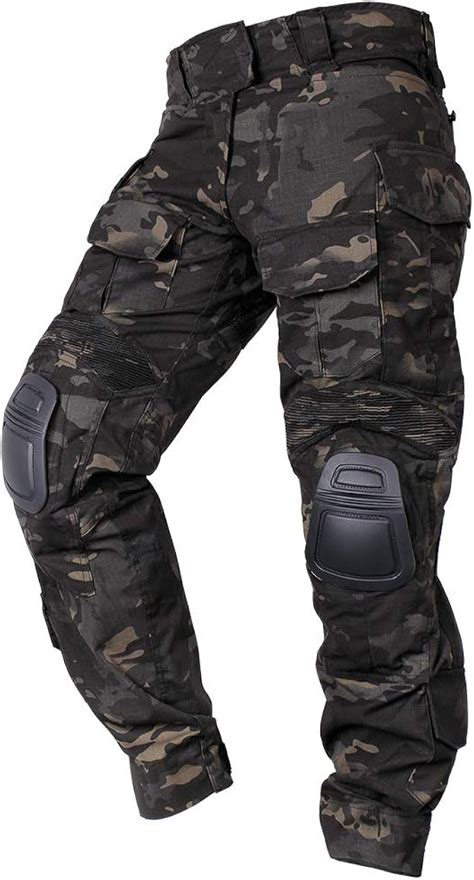 Idogear Men G3 Combat Pants Multicam Camouflage With Knee Pads Airsoft