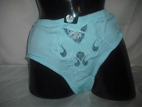 Une Culotte En Microfibre Et Tulle Turquoise Ref N Fsm Shany Bloomer Lingerie Lingerie