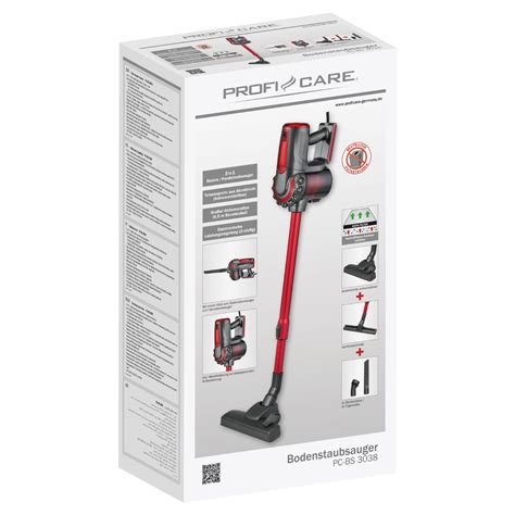 Proficare Germany ProfiCare Bodenstaubsauger BS 3038 rot