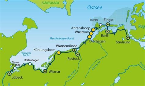 Der Ostseeradweg von Lübeck Stralsund mit uns planen