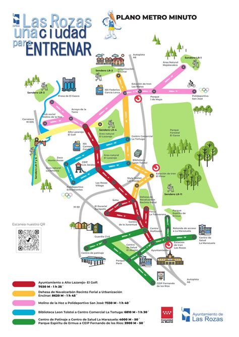 Un Mapa Para Recorrer Las Rozas A Pie Y Minuto A Minuto Masvive