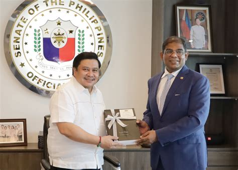 Photo Release Courtesy Call From The Malaysian Ambassador To The Ph Jinggoy Ejercito Estrada