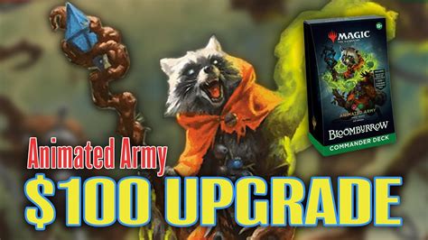 Animated Army Upgrade Improving The Precon Commander Deck With