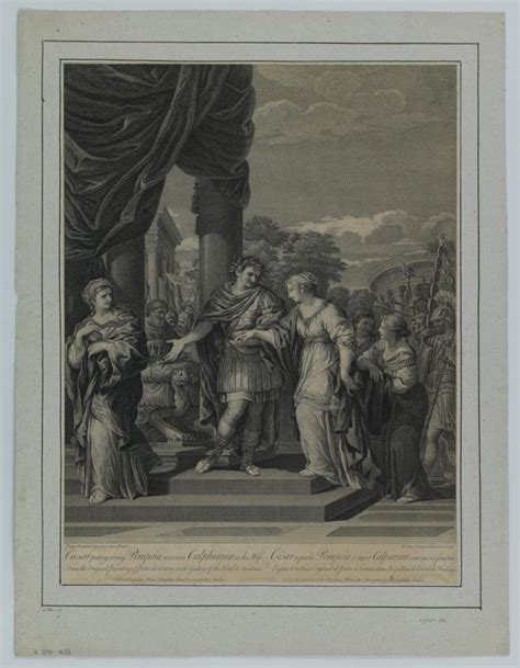 Caesar Putting Away Pompeia Receives Calpurnia As His Wife Musées D