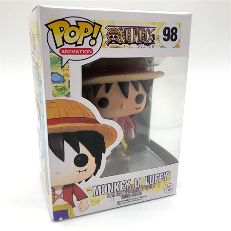 Funko Pop 98 Monkey D Luffy Figure Doll Toy One Piece Etsy