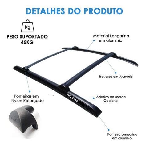 Rack De Teto Projecar Para Chevrolet Prisma Seminovo