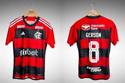 Flamengo Primeira Camisa Tam P N Gerson Brech Do Futebol