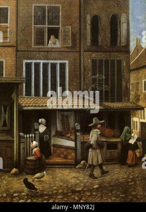 Street Scene Jacobus Vrel Niederl Ndisch Aktiv