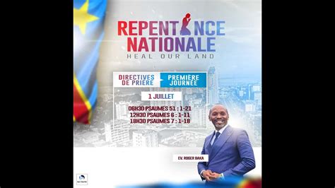 Direct La Repentence Nationale Avec Ev Roger Baka E Partie Du