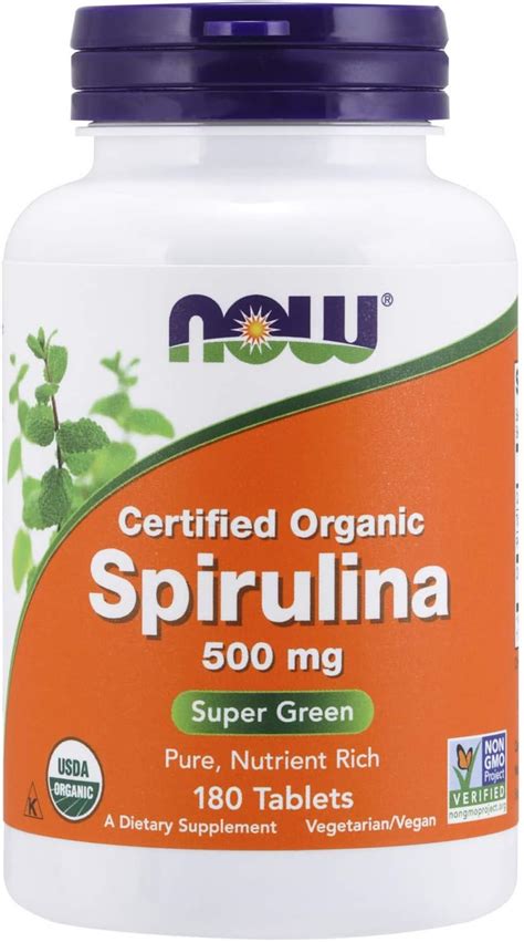 Buy Now Foods Organic Spirulina Tablets At Ubuy Nepal