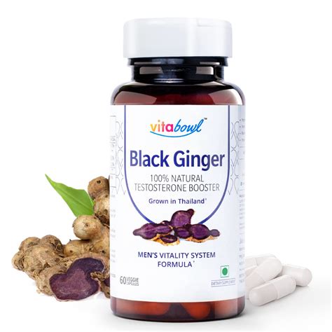 Vitabowl Black Ginger Capsules For Energy Endurance Performance