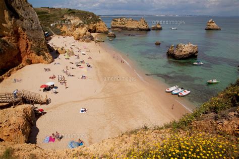 Portugal Algarve Lagos Praia Da Dona Ana 20053009042 の写真素材イラスト素材