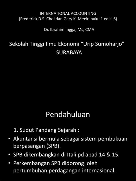 A Materi Akuntansi Internasional 115 Pdf Hukum