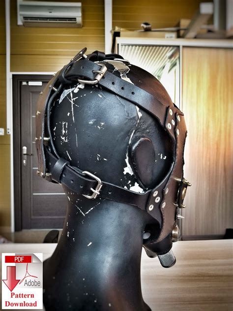 Pattern Pdf Leather Steampunkdieselpunk Mask V22 By Levit Etsy