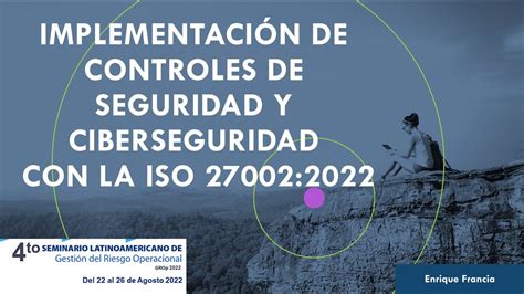 Implementaci N De Controles De Seguridad Y Ciberseguridad Con La Iso