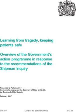 Learning From Tragedy Keeping Patients Safe Overview Of The Government