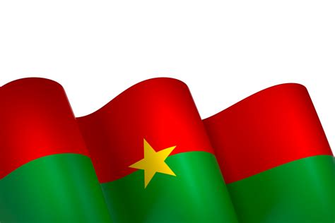 Burkina Faso Flag Element Design National Independence Day Banner