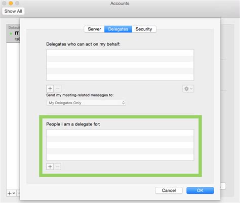 How To Act As A Delegate On Outlook 2019 For Mac Information