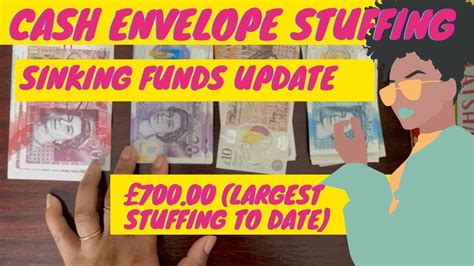 Cash Envelope Stuffing Uk And Sinking Funds £700 00 Youtube