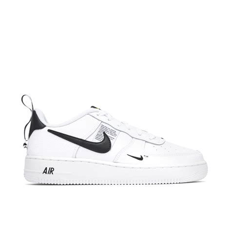 Nike Air Force 1 Low Utility White Black Gs Ar1708 100 Laced