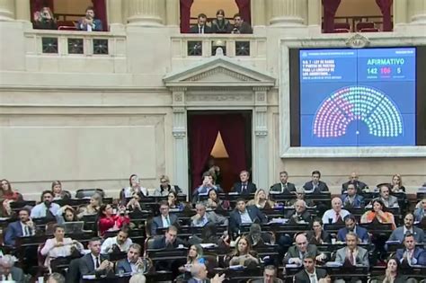 Urgente Avanza La Ley Bases La Cámara De Diputados Aprobó En General