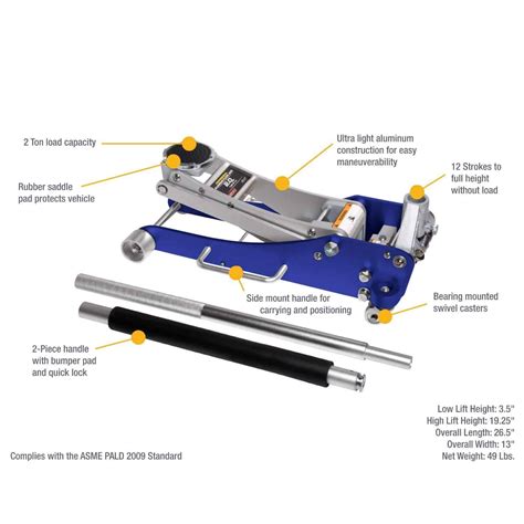 Arcan ALJ2T Aluminum Floor Jack Review - 2 Ton Capacity