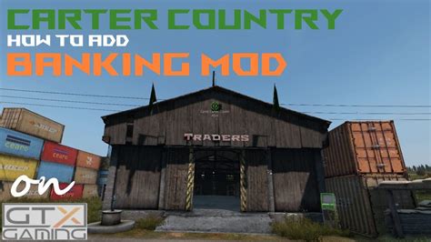 How To Add Banking Mod To Your Gtx Dayz Server Youtube