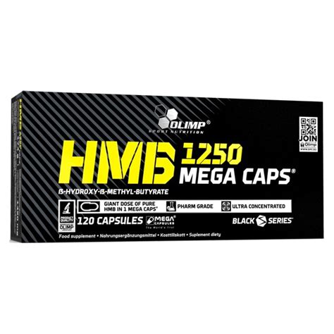 Купить HMB 1250 MEGA CAPS Гидроксиметилбутират 120 капсул Olimp