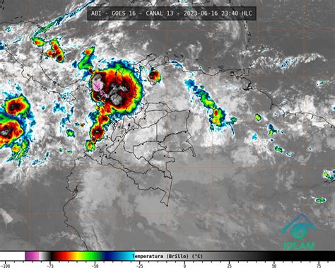 Ideam Colombia On Twitter Pron Sticoideam En La Madrugada De Hoy