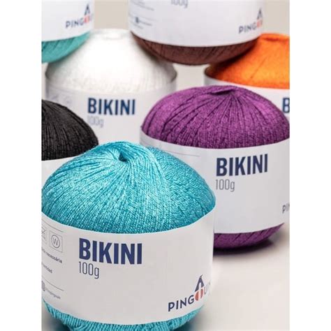 Fio linha Bikini 100g Pingouin Ideal Para Peças De Praia Blusas Vestidos Tops E Biquinis