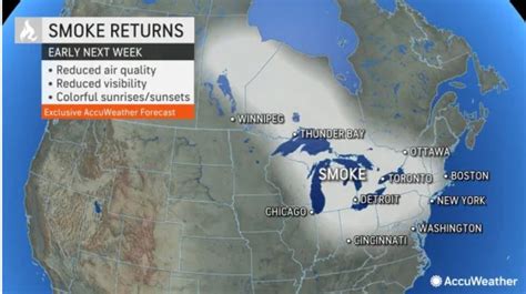 Cool Nights Return Soon To Upstate Ny So Could Canadian Wildfire Smoke