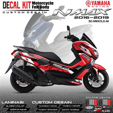 Jual Decal NMAX OLD 2016 2019 Dekal Stiker Striping Fullbody