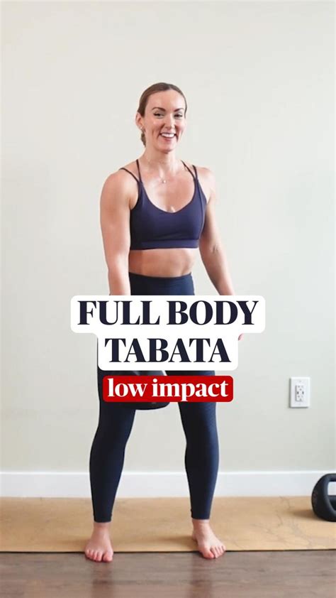 🔥 Full Body Tabata Workout At Home With Dumbbells Low Impact Full Body Bodyweight Workout