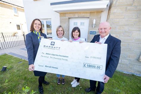 Housebuilder Donates £20k To North East Cancer Support Charities