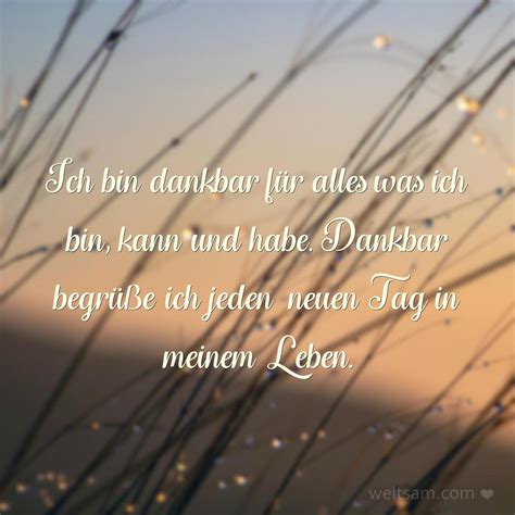 Positive Affirmation Zum Thema Dankbarkeit Weltsam