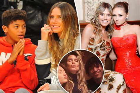 Heidi Klum Shares Rare Photo With Son Henry 18 And Daughter Leni 19