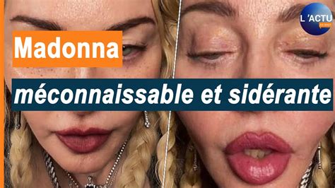 Madonna méconnaissable et effrayante sur une vidéo TikTok YouTube