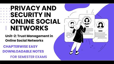 Privacy And Security In Online Social Networks Unit Notes And